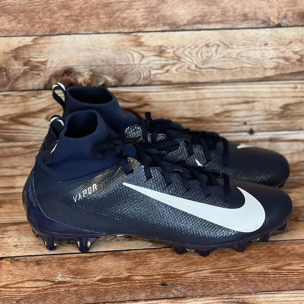 Nike AO3021-403 Vapor Untouchable Pro 3 Football Cleats Men’s 15 Navy Blue